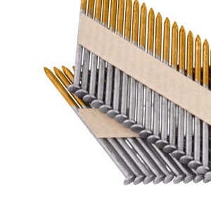 1-1/2" x 0.131 BRIGHT 33-DEGREE OFFSET ROUND HEAD DIAMOND POINT PAPER NAIL