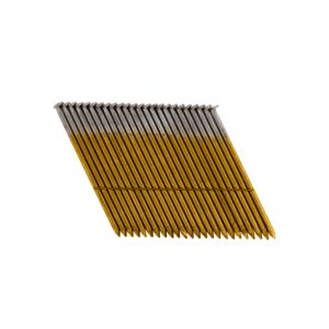 2" x 0.113 BRIGHT 28-DEGREE ROUND HEAD DIAMOND POINT WIRE STRIP