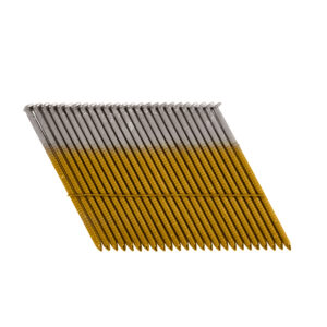2" x 0.113 BRIGHT 28-DEGREE ROUND HEAD DIAMOND POINT WIRE STRIP