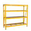 4-Tier Industrial Duty Garage Storage Bolted Shelving Unit-77W x 72H x 24D – 2500lbsLoad Capacity - Image 5