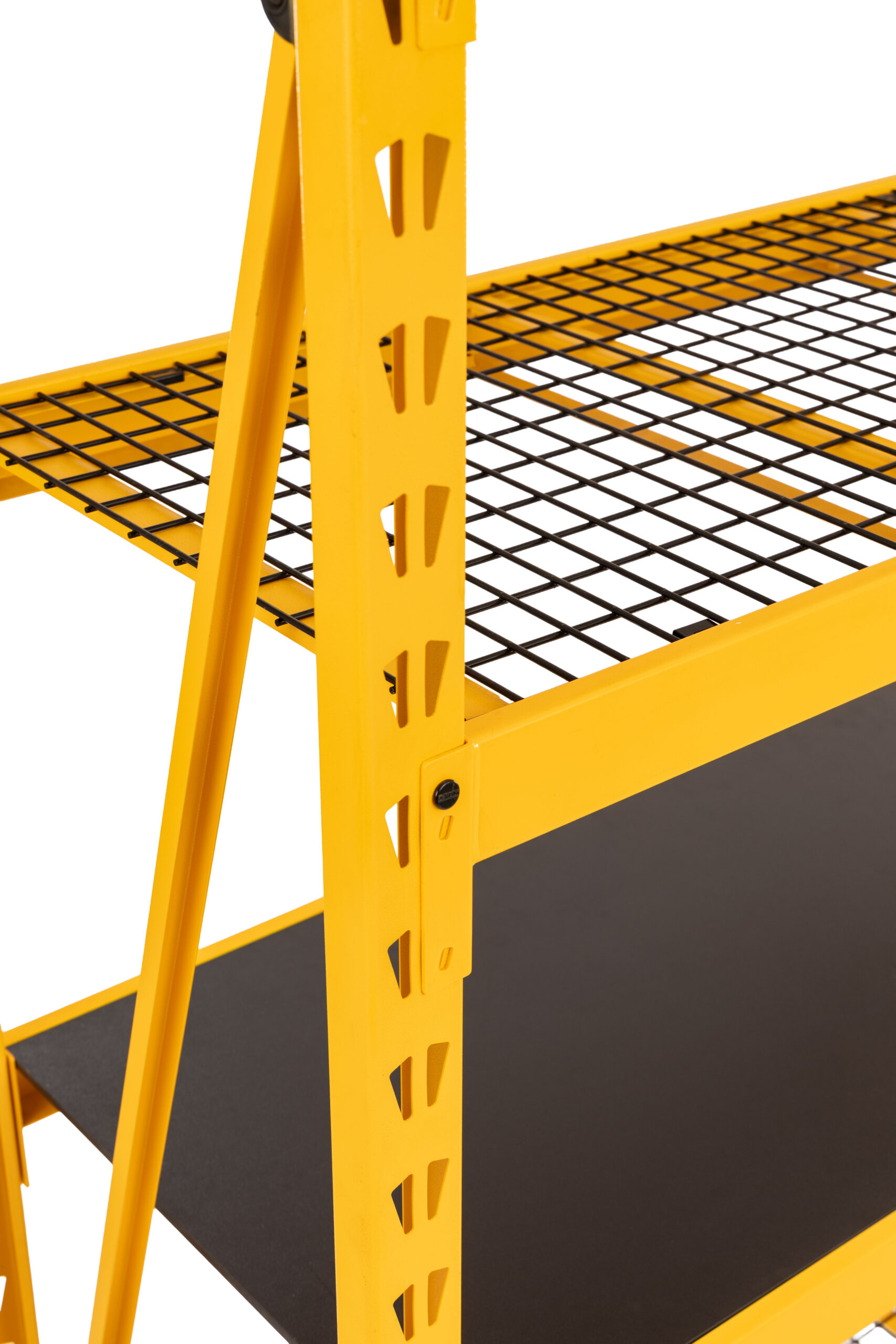 4-Tier Industrial Duty Garage Storage Bolted Shelving Unit-77W x 72H x 24D – 2000lbsLoad Capacity