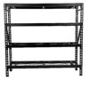 4-Tier Industrial Duty Garage Storage Boltless Shelving Unit-77W x 72H x 24D - 2000lbsLoad Capacity