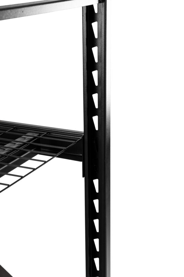 4-Tier Industrial Duty Garage Storage Boltless Shelving Unit-84W x 24H x 84D - 1500lbsLoad Capacity - Image 3