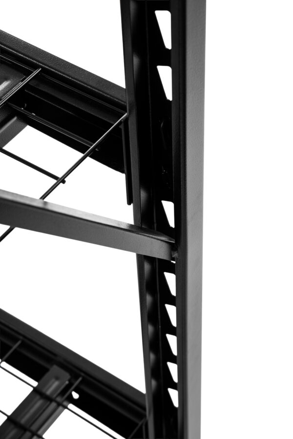 4-Tier Industrial Duty Garage Storage Boltless Shelving Unit-84W x 24H x 84D - 1500lbsLoad Capacity - Image 7