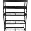 5-Tier Heavy Duty Steel Utility Shelving Unit-48 in. W x 72 in. H x 24 in. D-800lbs Load Capacity