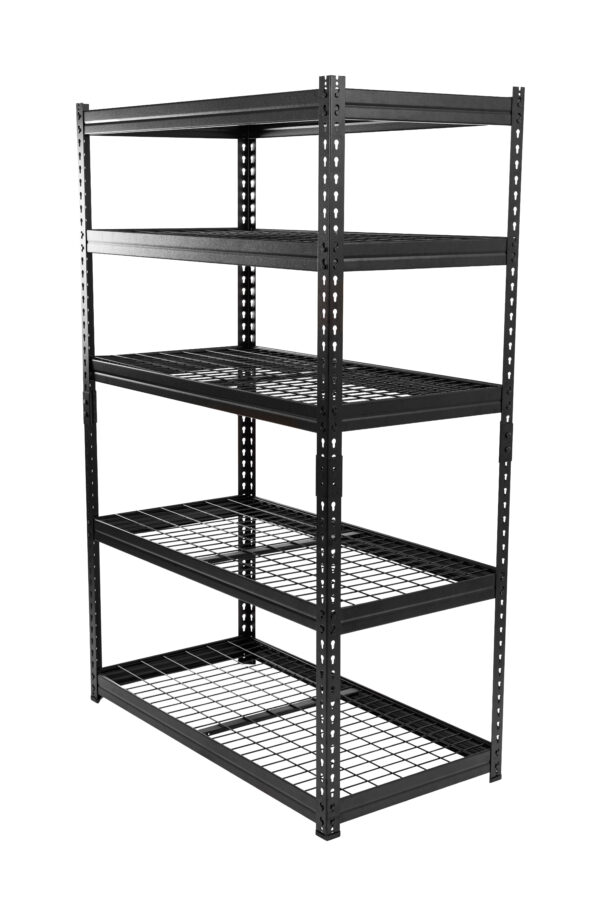 5-Tier Heavy Duty Steel Utility Shelving Unit-48 in. W x 78 in. H x 24 in. D-1000lbs Load Capacity