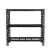 3-Tier Industrial Duty Garage Storage Bolted Shelving Unit-77W x 72H x 24D – 2500lbsLoad Capacity