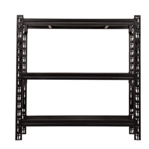 3-Tier Industrial Duty Garage Storage Boltless Shelving Unit-50W x 48H x 18D – 1500lbsLoad Capacity