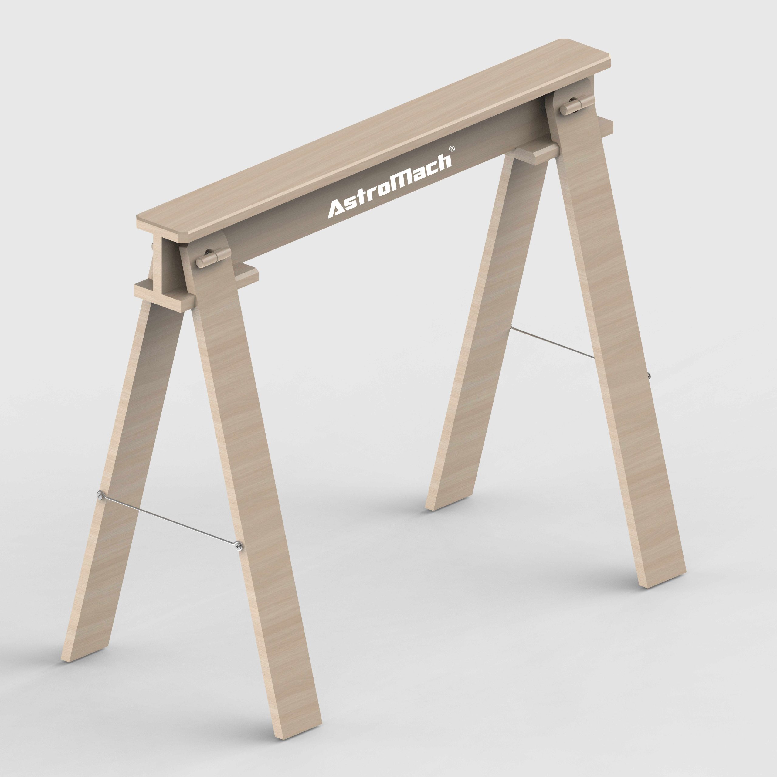 ASTROMACH Wooden Sawhorse (1-Pack)