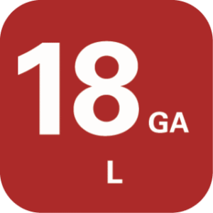 1/4″ X 1-1/2″ 18 GA EG “L” NARROW CROWN STAPLES (5 M)