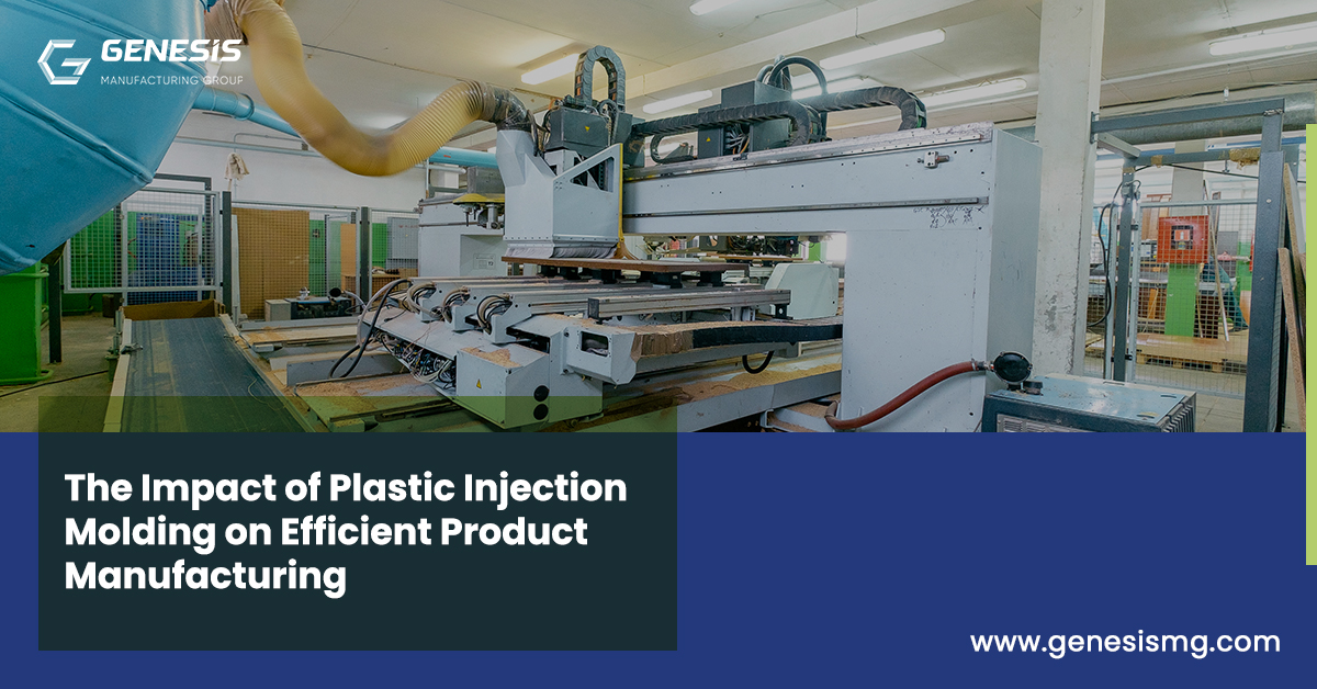 Industrial plastic injection molding equipment, demonstrating its role in efficient product manufacturing
