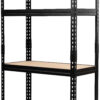 AstroMach 4-Tier Heavy Duty Steel Utility Shelving Unit-36 in. W x 72 in. H x 18 in. D- 800 lbs Load Capacity - Image 2
