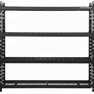 AstroMach 4-Tier Industrial Duty Garage Storage Boltless Shelving Unit-77W x 72H x 24D - 3000 lbs Load Capacity