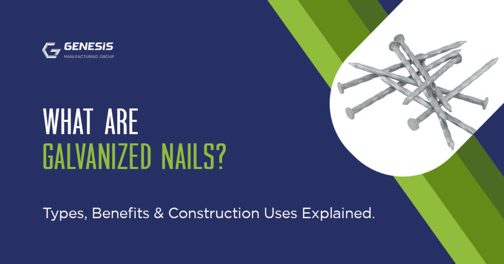 galvanized nails construction fasteners for industrial use.