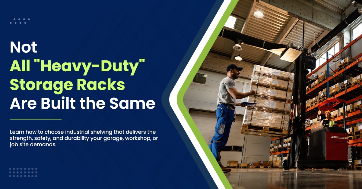 Heavy duty storage racks